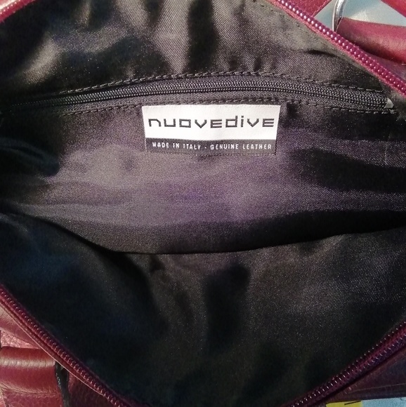 Nuovedive genuine leather satchel shoulder bag - Picture 7 of 7